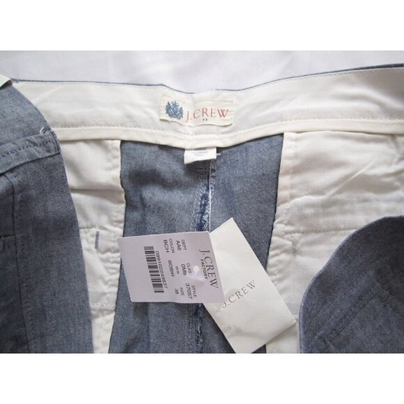 New W/ Tag J Crew 11" Rivington Chambray Shorts Sz 38W (MP189) - Picture 7 of 8